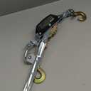 VEVOR Come Along Winch, 2 Ton (4,409 lbs) Pulling Capacity, 12 ft Steel Cable, 2 Hooks, Heavy Duty Ratchet Power Puller Tool with Dual Gears, Automotive Hoist Cable Puller Ideal for Vehicle Rescue