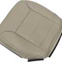 FZJDSD Cashmere Tan Driver Side Bottom Microfiber Leather Replacement Seat Cover Compatible with Mercedes Benz ML320 ML350 ML450 ML500 ML550 2009 2010 2011 2012 2013