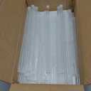 Geetery 6 Pieces Tall Acrylic Vase Wedding Centerpieces Clear Flower Stand Column Geometric Floral Vase Elegant Display Holder for Birthday Party Wedding Table Decorations (28 Inch)