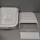 Winco IB-2S Shelf Ingredient Bins 2 gal (40 Cup Capacity), White