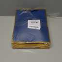 UoeRing 12 Pack Thank You Gift Bags with Handles 9.5x7.5x3.75 inch Gift Bags Medium Size Gift Bag with Tissue Paper and Card for Wedding Birthday Bridesmaid Holidays Mother's Day (Navy Blue)