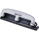 Bostitch Office EZ Squeeze 3-Hole Punch, 20 Sheet Capacity, Reduced Effort, No Jam Technology, Silver