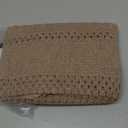 ZeeMart Macrame Style Boho Table Runner, Taupe Table Runners 60 Inches Long, Farmhouse Woven Home Decor, 12x60 Inch, Taupe