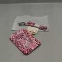 WONDERFUL FLOWER Lanyard Wallet for Women, ID Card Holder, Lanyards for ID Badges, Floral Zip ID Case Keychain Small Coin Purse Cards, Cash, Work, Travel, Cruise, Teachers, Students, Kids, Pink Leaves