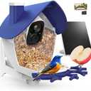 birdsnap® P33 - Smart Bird Feeder with Camera Solar Powered, 2K Video Bird Camera Feeder Live with 32GB Card, AI Identify Feather Species, Auto Record in Backyard, Ideal Gift for Birds Lover