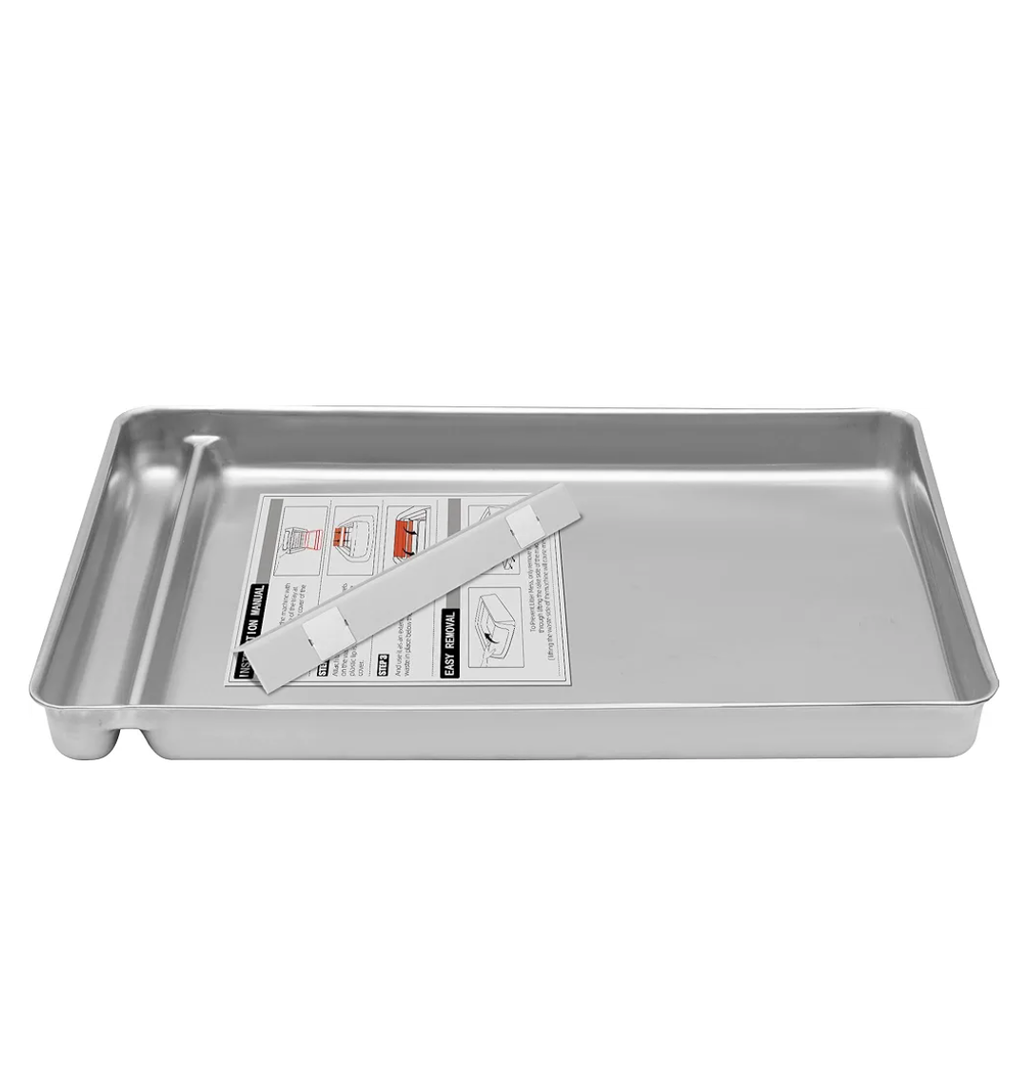 TonGass 304 Stainless Steel Reusable Cat Litter Box Tray Compatible with PetSafe ScoopFree Self-Cleaning Cat Litter Box Stainless Steel Automatic Litter Box Tray for Cats