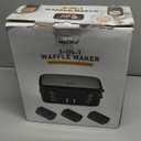 Waffle Maker with Removable Plates, 3-in-1 Sandwich maker and waffle and pancake maker, Nonstick Plates, 5-Level Browning Control & Ready Indicator Lights, Easy to Clean for Family Breakfast