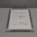 eletecpro 11x14 Walnut Wood Picture Frame with 2 Mats, Display One 8x10 or Five 4x6 Photos, Fits 11x14 Without Mat, Brown Solid Wooden Frame for Wall or Tabletop, Rustic Decor