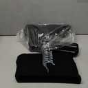 50 Pack Black Velvet Hangers Non Slip, Felt Pants Hangers Thin Space Saving Clothes Hanger Flocked Strong Durable Ganchos para Colgar Ropa with 360Swivel Hook for Pants Jeans Shorts Skirts Tank Top