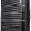 American Tourister Stratum 2.0 Expandable Hardside Luggage with Spinner Wheels, 28" SPINNER, Jet Black (28-Inch Checked-Large)