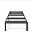 Metal Bed Frame Twin Size - 14 Inch Heavy-Duty Twin Platform Bed Frame No Box Spring Needed, Easy Assembly, Noise-Free, Sturdy Mattress Foundation, Underbed Storage Space