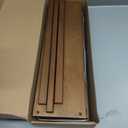 TidyCorner Upgraded Thick Floating Shelves, Solid Wood Bookshelf for Wall, Floating Book Shelves Use as Wall Shelves for Bedroom, Kids Room, Nursery, Books, Spice Rack & Decor – Dark Walnut Brown (15.75 Inch)