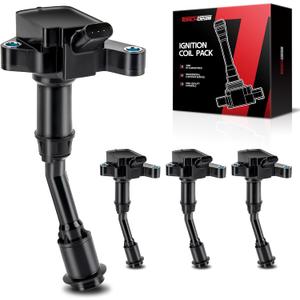Torchbeam 4 Packs Ignition Coil UF735 Fit for Ford Escape 2017 2018 2019 1.5L L4 Fusion 2014 2015 2016 2017 2018 2019 2020 1.5L L4 Replacement for UF735 C1848 RDS7Z-12029-B DG554