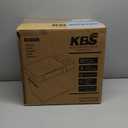 KBS Pro Stainless Steel Bread Machine, 2LB 17-in-1 Programmable XL Bread Maker with Fruit Nut Dispenser, Nonstick Ceramic Pan& Digital Touch Panel, 3 Loaf Sizes 3 Crust Colors, Reserve& Keep Warm Set