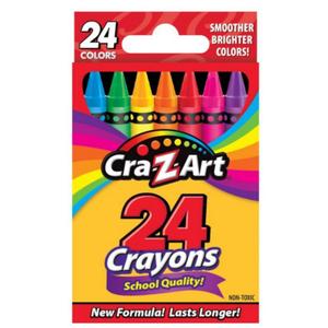 4 x  Cra-Z-Art 24ct Crayons Pack, Perfect Back to School Essential, Art Supplies for Coloring Fun, Ages 3 and Up