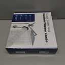 10 Inch Shower Head, Rain Shower Head with Adustable Extension Arm, Detachable Rain Shower Head with Handheld spray High Pressure Shower Hose with Holder in Bathroom (Silver)