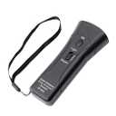 Decdeal Double Ultrasonic Dog Chaser Anti Barking Stop Bark Pet Dogs Training Device Portable Handheld LED Infrared Dog Repeller Control Trainer Pet Supplies