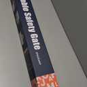 Retractable Safety Baby Gate or Mesh Dog Gate,Durable Portable Mesh Retractable Gate,Easy to Use for Stairs, Doorways, Hallways, Indoor, Outdoor, 33.5" Tall, Extends to 55" Wide,White