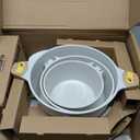 SENSARTE Nonstick Ceramic Cookware Set 16-Piece, Healthy Pots and Pans Set, Non-toxic Kitchen Cooking Set with Stay-Cool Handles, Silicone Utensils and Pot Protectors, PFAS/PTFE/PFOA Free