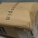 Geniospin King Size Comforter Set- 7 Piece Ivory Textured King Bedding Set, Soft Solid Bed in a Bag for All Season, King Comforter Set with Sheets(Ivory,102''x90'')