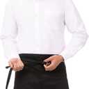 Chef Works Unisex Half Bistro Server Apron (One Size, Black)
