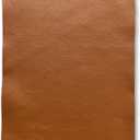Natural Grain Cow Leather: 8.5'' x 11'' Pre Cut Leather Pieces (Cognac, 1 Piece)