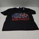4th of July Birthday Gifts Funny Bday Born on 4th of July T-Shirt, L