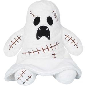 Halloween Ghost Plush - 9.8 Inch Soft Ghost Stuffed Animal for Halloween Decoration, Party Decor for Kids and Adults Party Gift