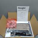 Huuger Nightstand with Charging Station, Fabric Drawers, End Table with Open Shelf, Bedside Table with USB Ports and Outlets, Night Stand for Bedroom, Oak (11.8"D x 15.7"W x 23.6"H (2 Drawers))