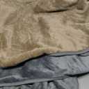 Onarway Dog Blanket Washable for Puppy: 4 Packs Dog Blankets 28x20 - Fluffy Soft Small Throw for Cat Puppy Kitten Dogs - Fleece Pet Blankets for Bed Sofa Car and Indoor - Grey and Khaki