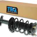 TRQ Front Left Strut and Spring Assembly Gas Charged Coil Spring Compatible with 2014-2019 Toyota Corolla
