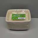 Homestockplus 30 oz Rectangle Paper Bowls 50 Pack Compostable Disposable Bowls for Party, Heavy Duty Large Disposable Serving Bowls for Tacos, Salads, Burrito, Pasta, Snacks, and Baked Potatos