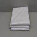 Kesfey 3 Packs Round Tablecloth 70 Inches White Polyester Table Cloths Stain and Wrinkle Resistant Tablecloths for Round Tables Washable Circle Fabric Tablecovers for Wedding Camping Banquet Parties