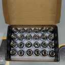 MIKKUPPA 24pcs M14x1.5 F150 Lug Nuts, Chrome OEM Style Replacement for 2015-2024 F-150 F150 Expedition Lincoln Navigator Factory Wheels 21mm Hex Anti-Rusting Updated Tire Nuts (Silver)