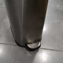 Kitchen Stainless Steel Compost Bin with Lid Countertop, 6l / 1.6gal Small Indoor Hanging Trash Can for Cabinet Door, Small Under Sink Food Scraps Garbage Pail, Eclipse-Grey