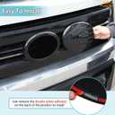 Aunginsy Car Front Emblem Trim Cover Compatible with Toyota Tundra 2007-2017, Front Hood Center Grille Emblem Badge Logo Cover Circle Ring Decorative Overlay ABS Accessories, American Flag Pattern