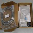 Handheld Bidet Sprayer for Toilet with Water Filter, Stainless Jet Spray for Toilet with Adjustable Pressure, 47in Leak-Proof Hose for Muslim Shower, Feminine Wash, Diaper Cloth Washing (Silver)