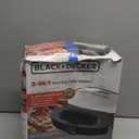 BD Waffle Iron Morning Station (Compact Design, Black/Silver)