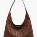 2025 Leather Tote Bag for Women Top-handle Shoulder Bag, Hobo Bags Large Capacity Soft Vegan Crossbody Handbag Underarm