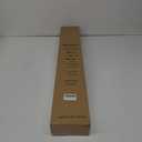 AlinaArt 2 Pack Decorative Window Curtain Rod with Brackets- Hollow Design 3/4'' Inch Pole, 48 to 84 Inch Adjustable Side Curtain Rod ,Nickel 