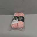 Glow in The Dark Crochet Luminous Polyester Yarn - Halloween Party Ghost Pumpkin Doll - Total 3.52oz/100g 115.92yd/106m Light Pink