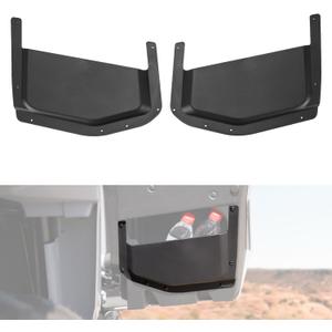 A & UTV PRO Rear Door Pockets Storage for Yamaha Wolverine RMAX 2 1000 / RMAX 4 1000 2021 2022 2023 2024 2025, Rear Seat Interio Door Pockets Box Accessories, 2PCS