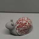 Stone Snail Red 8"L 5"H