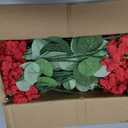 FULLMUSIC Artificial Flowers for Outdoor, UV Resistant Realistic Geranium Fake Flowers-Faux Flowers for Outdoor planters, Garden, Porch, Patio, Window Box Home Decor All Year Round (8 pcs, Red)
