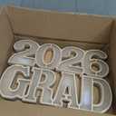 2026 Grad Light Up Letters, Wooden Graduation Marquee Letters with LED, Grad Sign for Table Centerpiece Wall, Graduation Party Decorations 2026 for Kindergarten High School College (2026)