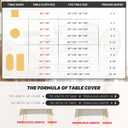 Horaldaily Mexico Tablecloth 60x84 Inch Rectangular, Halloween Cinco De Mayo Fiesta White Washable Seasonal Table Cover for Party Picnic Dinner Decor
