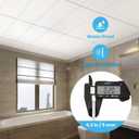 12 Pack Drop Ceiling Tiles 2ft x 4ft PVC Waterproof Panel Cover 5mm Washable and Fire-Rated Drop Tile 48 Sq. Ft - White