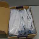 L&lonpa 30 Pack Matt Chrome Cabinet Handles-5 inch/128mm Screw Spacing Arch Drawer Pulls Hardware, Modern Style Cabinet Pulls for Kitchen Cabinets Cupboard Bedroom Bathroom Dresser