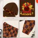 MIGU Thanksgiving Baby Boy Outfit Toddler Thanksgiving Outfit Boy Turkeys Print Long Sleeve Hoodie+Pant 2 Piece Outfit, 18 -24 Months