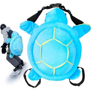 Hungdao Protective Gear Cute Turtle Butt Pads for Skating Tortoise Tailbone Protector Padded Turtle Snowboarding Pad 3D Hip Protectors for Adults Skiing Roller Protection